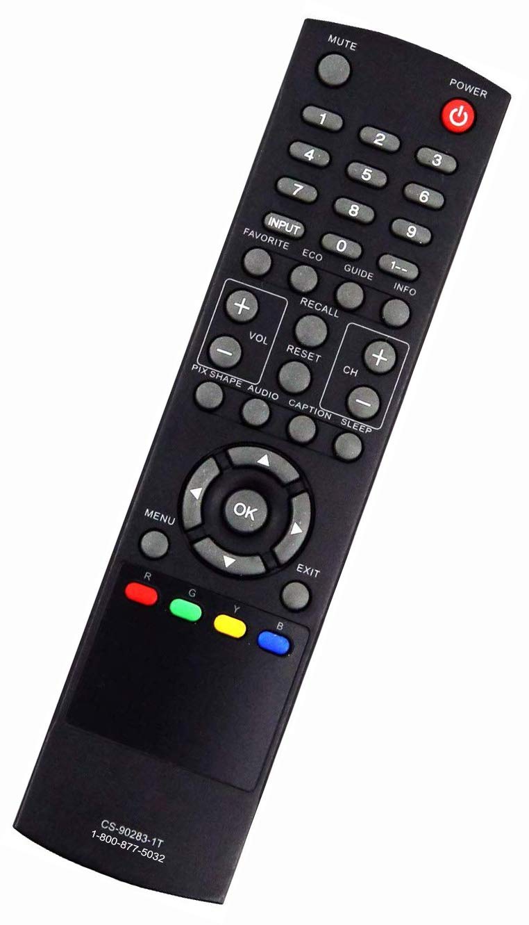 UBay CS-90283-1T Remote Control fit for Sanyo CS-90283-1T DP32242 DP55441 DP46142 DP40142 DP42142 TV - Image 1